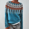 Damen-Strickpullover mit nordischem Muster – Warmer und stilvoller Winterlook
