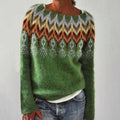 Damen-Strickpullover mit nordischem Muster – Warmer und stilvoller Winterlook2