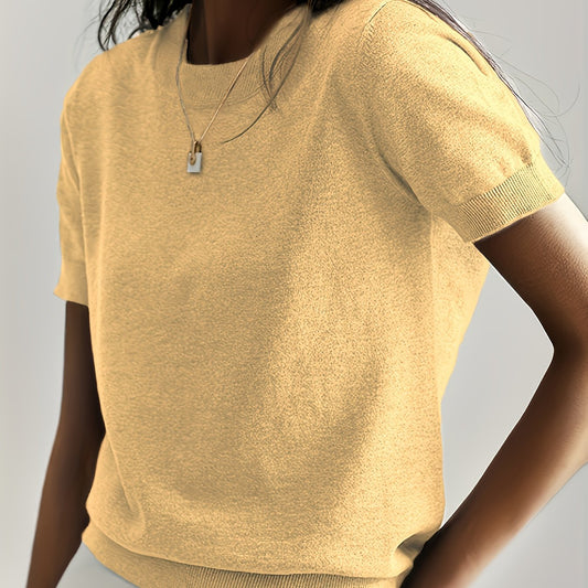 Damen T-Shirt | Schlichter Komfort für entspannte Sommertage | Amira