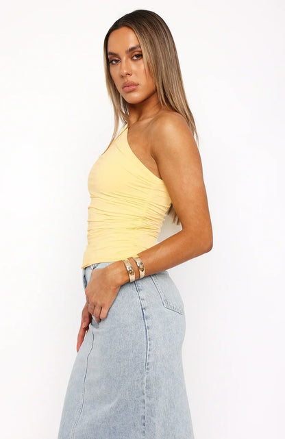 Damen Top – Asymmetrischer Chic für besondere Anlässe