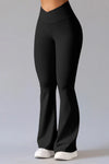 Damen-Yoga-Leggings mit V-förmigem Bund und ausgestelltem Bein – Komfort und Stil für Sport und Freizeit