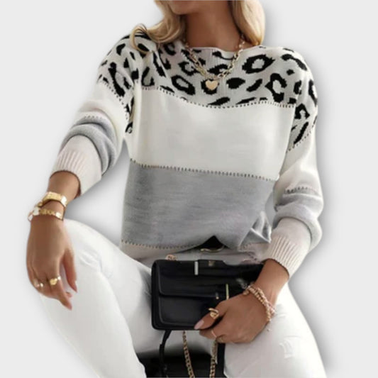 Damenpullover mit modernem Muster – Stil und Komfort für den Alltag