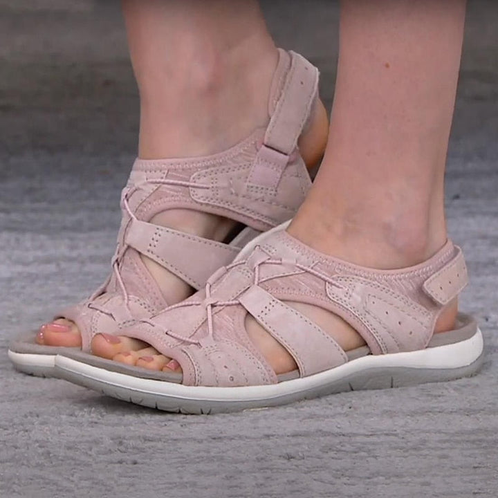Damen Offene Sandalen mit verstellbaren Riemen | Sommer