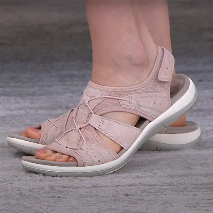 Damen Offene Sandalen mit verstellbaren Riemen | Sommer
