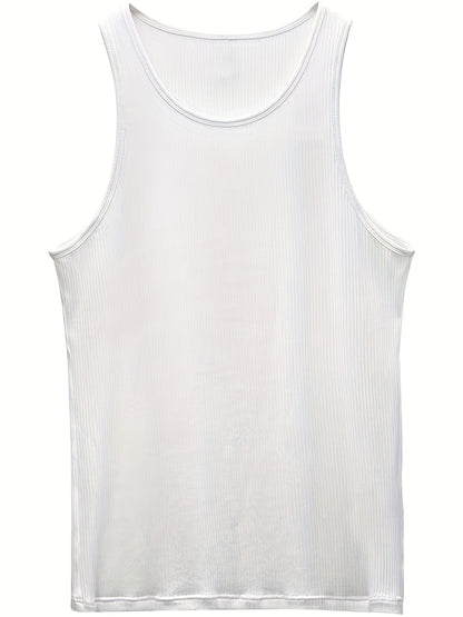 Norbert | Men's Tank Top with Ribbed Texture