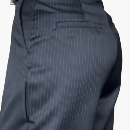 Herren Elegant hoch -geprägter Anzughosen