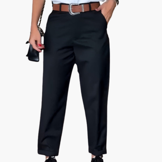 Herren Elegant hoch -geprägter Anzughosen