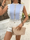 Elegante Bluse Damen mit Blumen