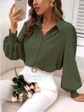 Elegante Bluse Damen mit Punkten