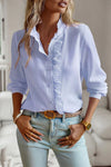 Elegante Bluse Damen mit Rüschen
