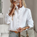 Elegante Bluse Damen mit Rüschen