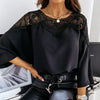 Elegante Bluse mit Spitzen-Detail – Stilvoll & Feminin