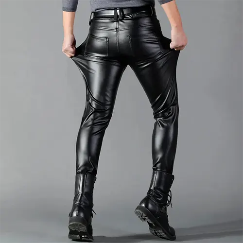 Elegante Chino Hose Herren Schwarz