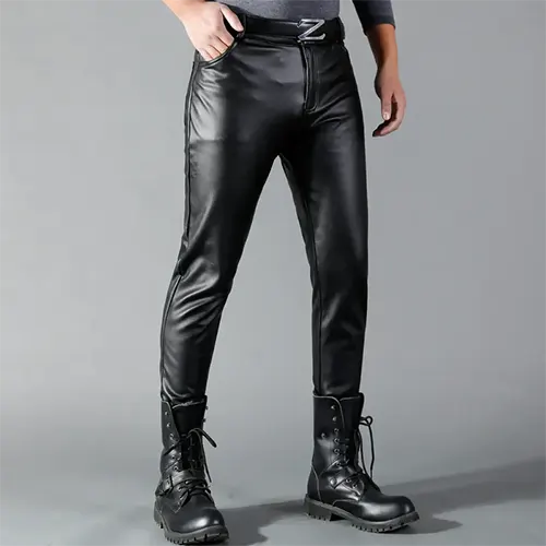 Elegante Chino Hose Herren Schwarz