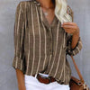 Elegante Gestreifte Damen Bluse