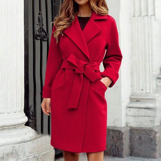 Eleganter Woll Mantel für Damen