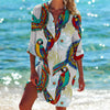 Elegantes Damenkleid Mit Druck