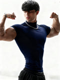 Herren Fitness Shirt | Körpernahes Kurzarmshirt | Definierte Silhouette | Moderner Sportlook