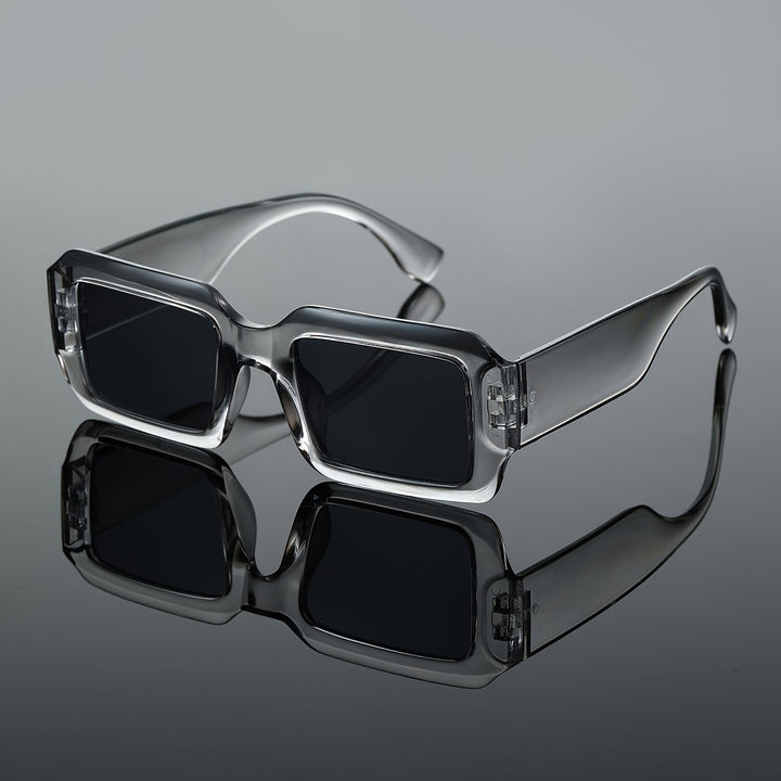 Lunettes de soleil pour homme | Forme carrée surdimensionnée et verres teintés | Look streetwear moderne