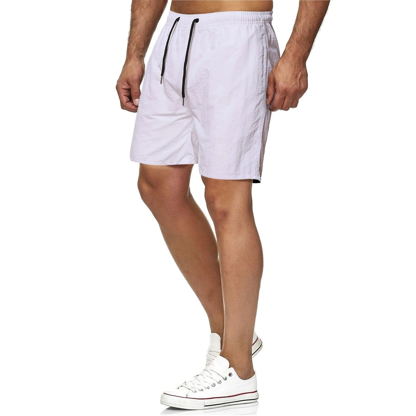Shorts homme unis à cordon de serrage | Basique
