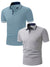 Hellblau + Grau