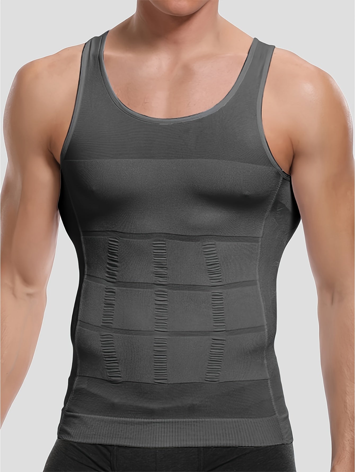 Herren Kompressions Tank Top mit schmaler Passform und Shapewear Effekt | Body Shaper