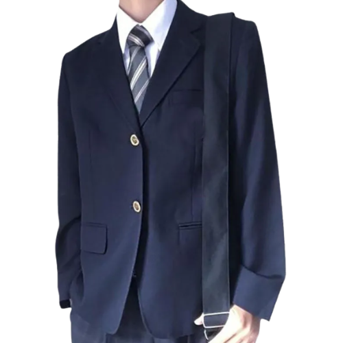 Men's blazer with classic fit, single-button front, and button closure | Notched collar