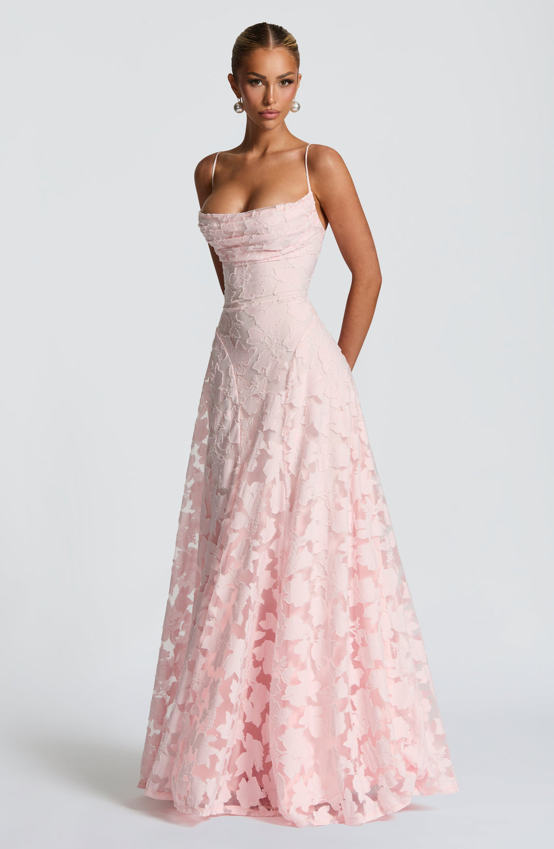 Damen Ärmelloses Spaghettiträger Kleid | Maxi