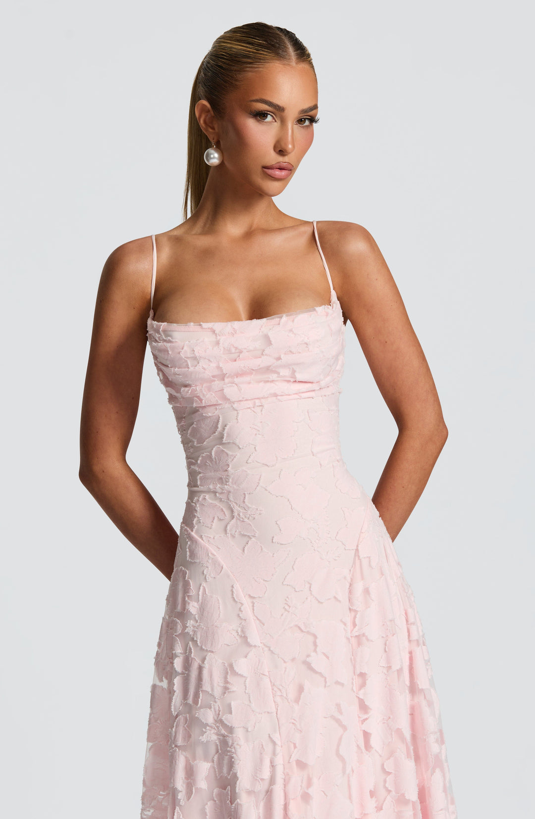 Damen Ärmelloses Spaghettiträger Kleid | Maxi