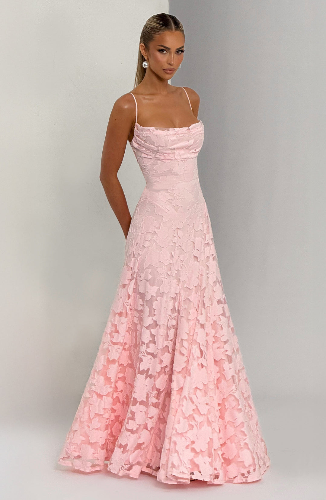 Damen Ärmelloses Spaghettiträger Kleid | Maxi