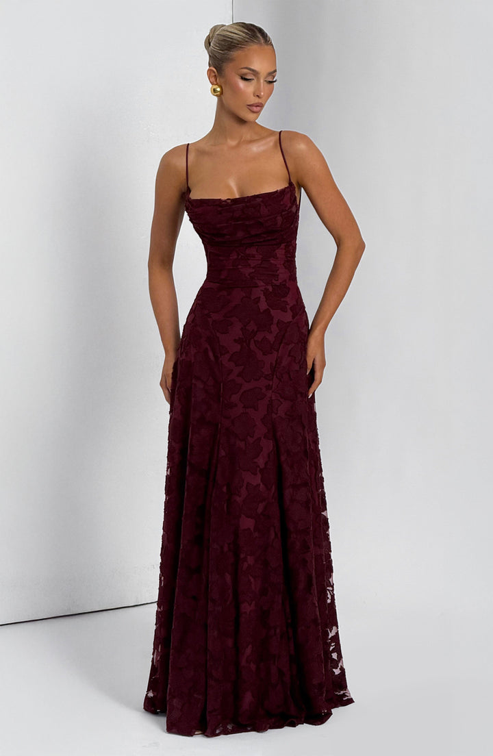 Damen Ärmelloses Spaghettiträger Kleid | Maxi