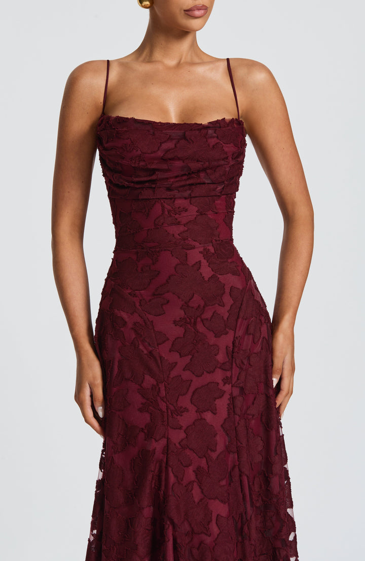 Damen Ärmelloses Spaghettiträger Kleid | Maxi