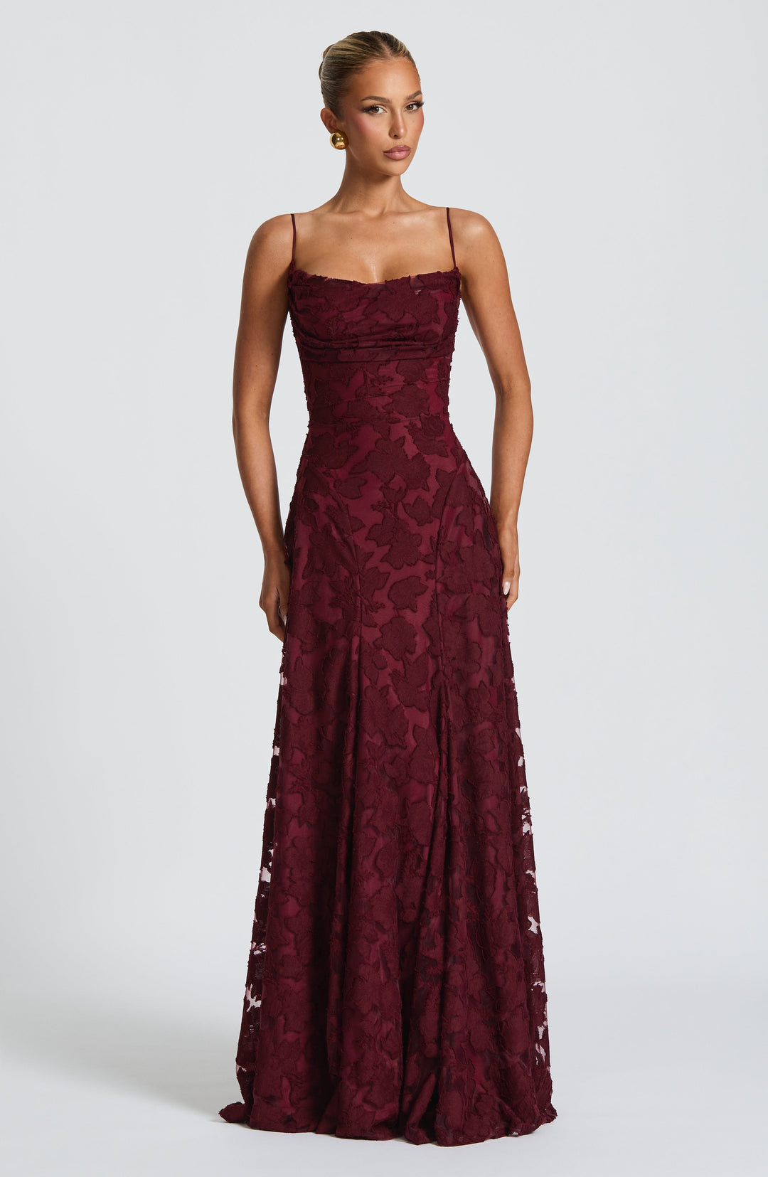 Damen Ärmelloses Spaghettiträger Kleid | Maxi