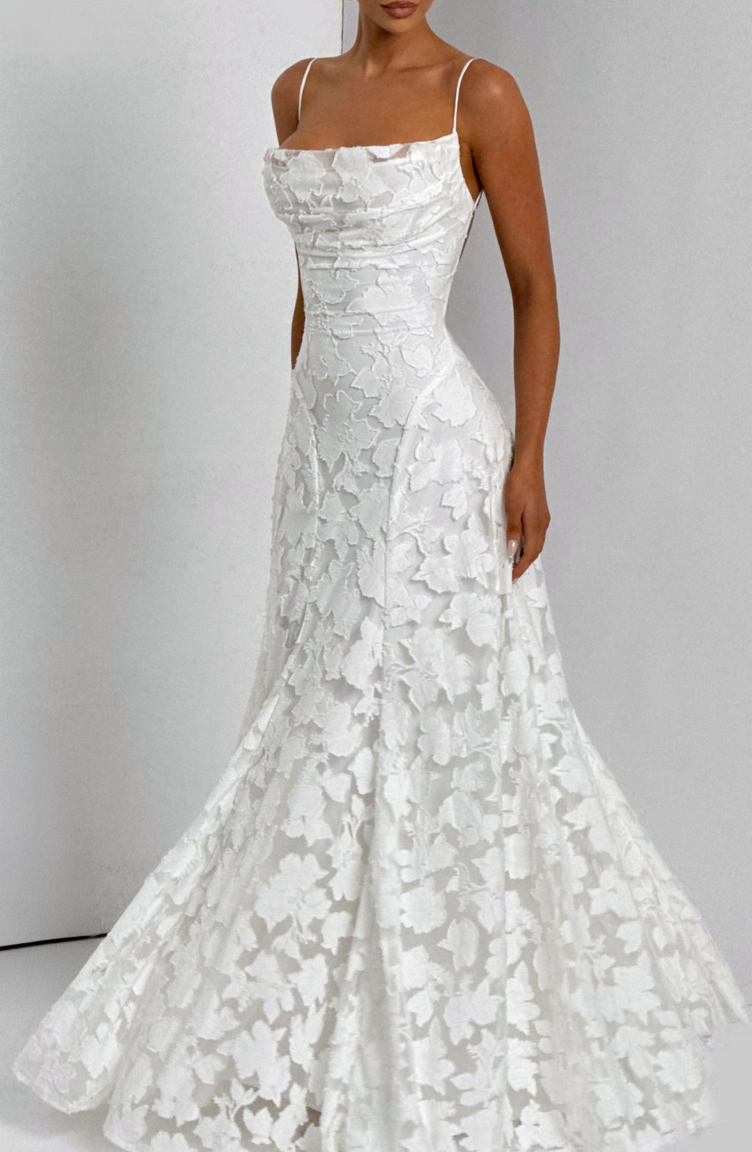 Damen Ärmelloses Spaghettiträger Kleid | Maxi