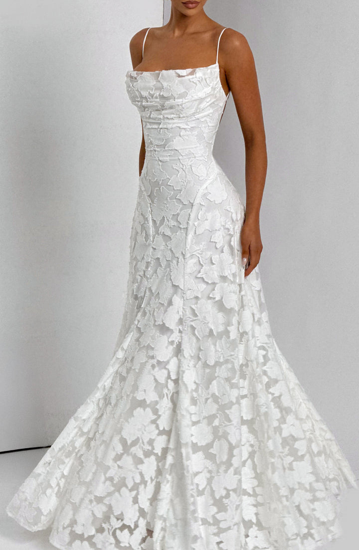 Damen Ärmelloses Spaghettiträger Kleid | Maxi