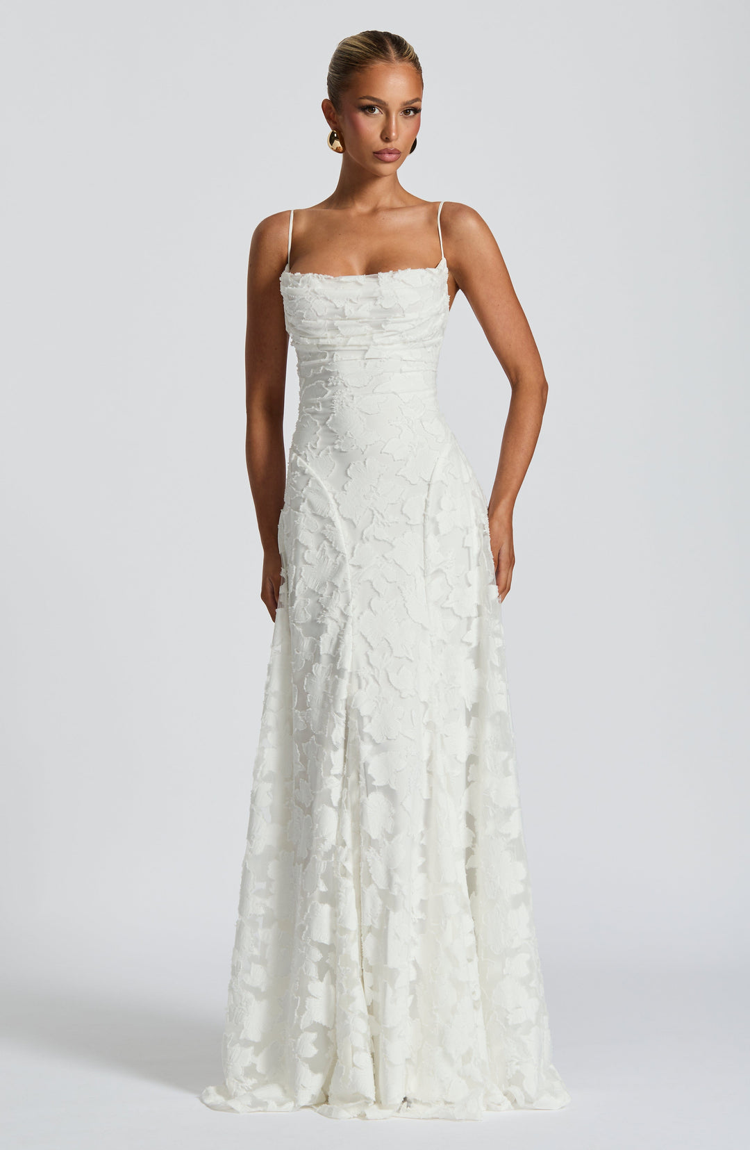 Damen Ärmelloses Spaghettiträger Kleid | Maxi