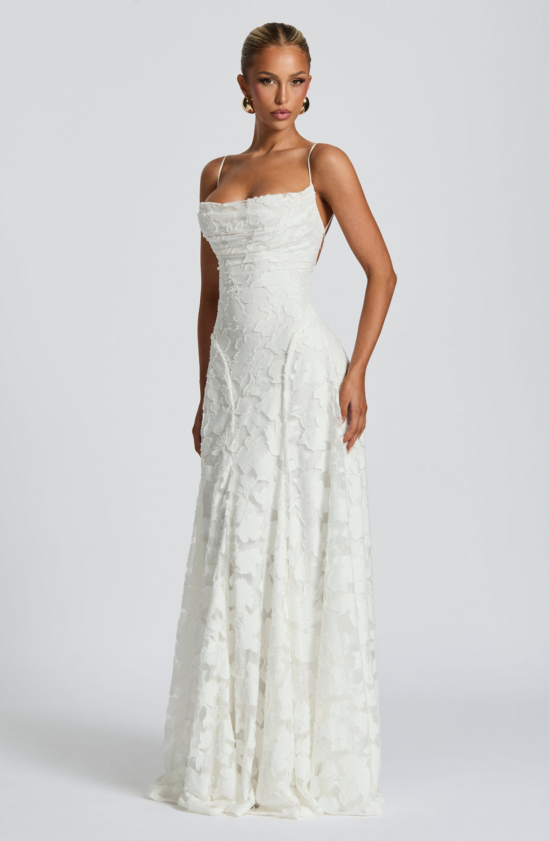 Damen Ärmelloses Spaghettiträger Kleid | Maxi