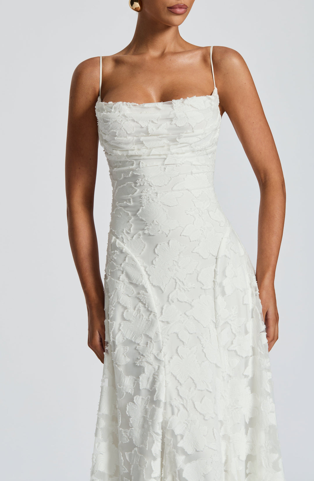 Damen Ärmelloses Spaghettiträger Kleid | Maxi
