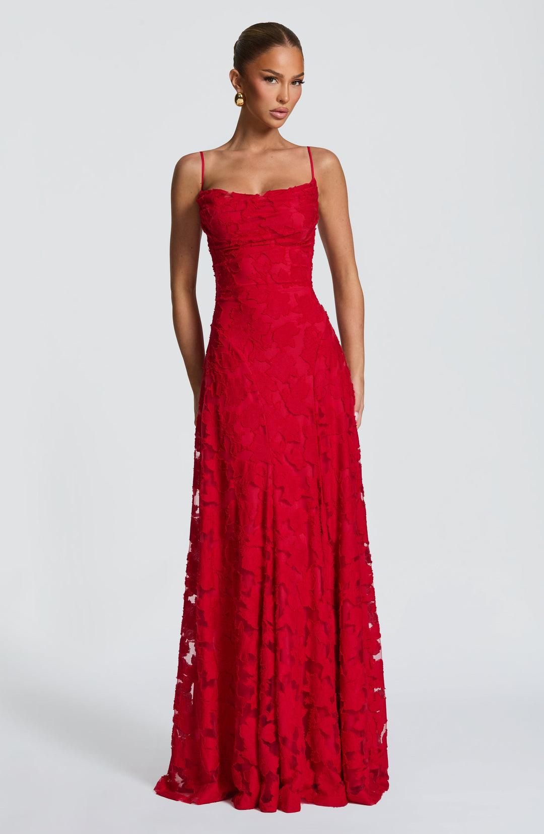 Damen Ärmelloses Spaghettiträger Kleid | Maxi