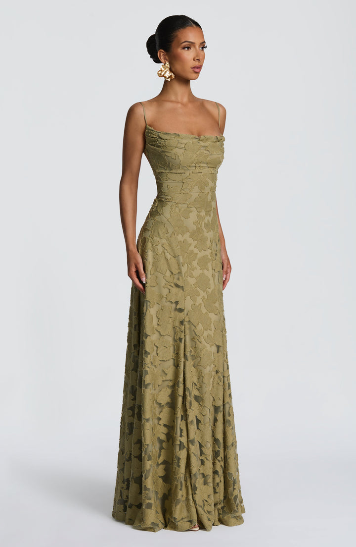 Damen Ärmelloses Spaghettiträger Kleid | Maxi