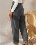 Frauen Breite Kordhose - Eleganz und Komfort im Alltag