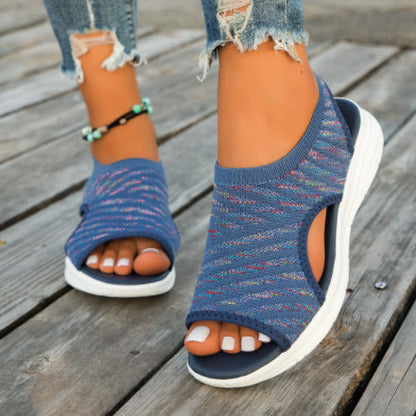 Frauensandalen für Damen mit offenem Zehenbereich
