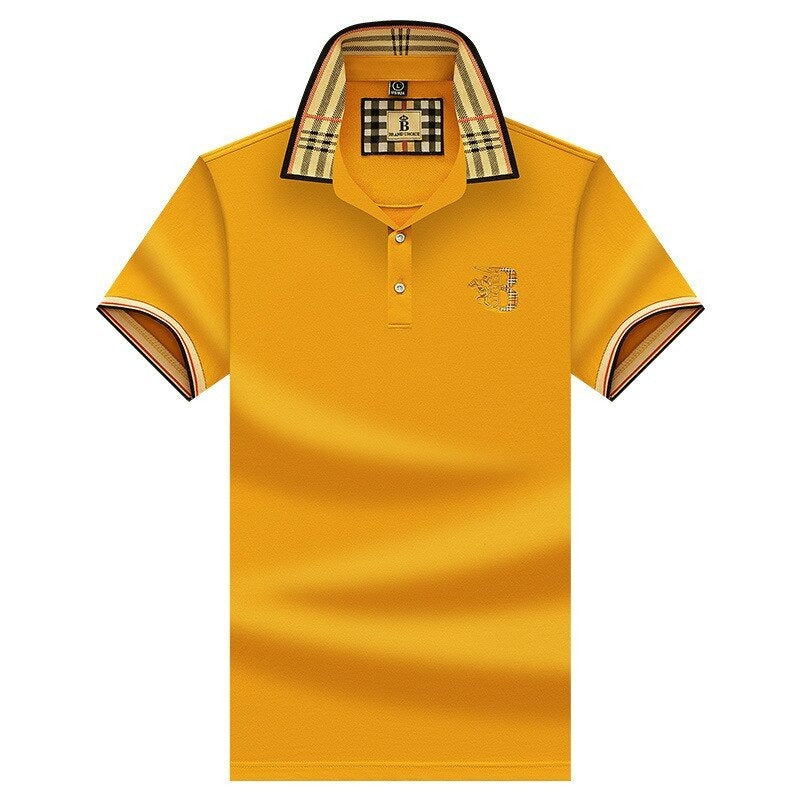 Herren Elegantes Poloshirt mit langen Ärmeln