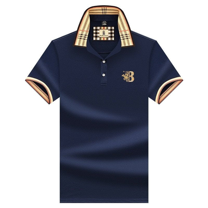 Herren Elegantes Poloshirt mit langen Ärmeln