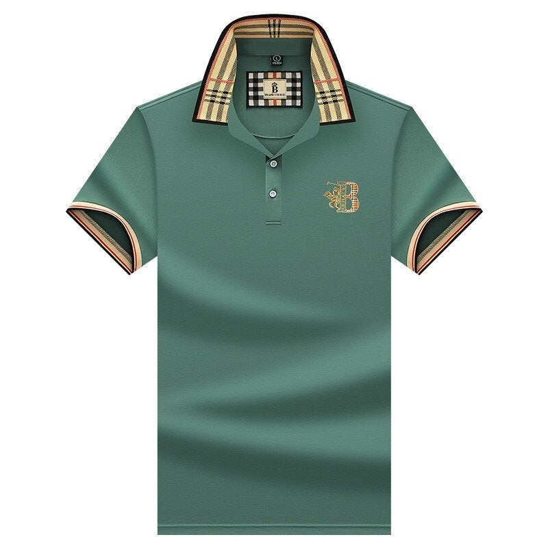Herren Elegantes Poloshirt mit langen Ärmeln