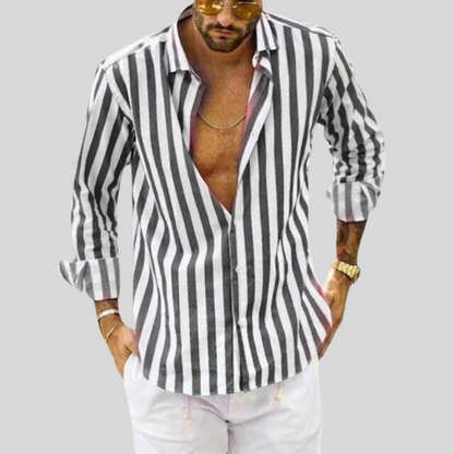 Herren Hemd mit Streifen – Moderner Look für stilbewusste Männer