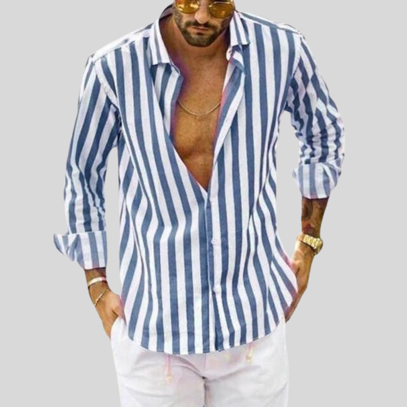 Herren Hemd mit Streifen – Moderner Look für stilbewusste Männer
