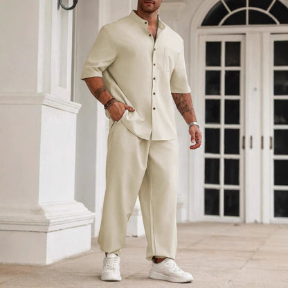 Herren Hemd und Hose Set für entspannte Anlässe