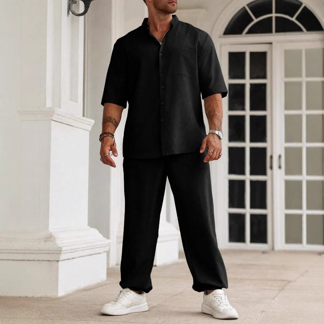 Herren Hemd und Hose Set für entspannte Anlässe