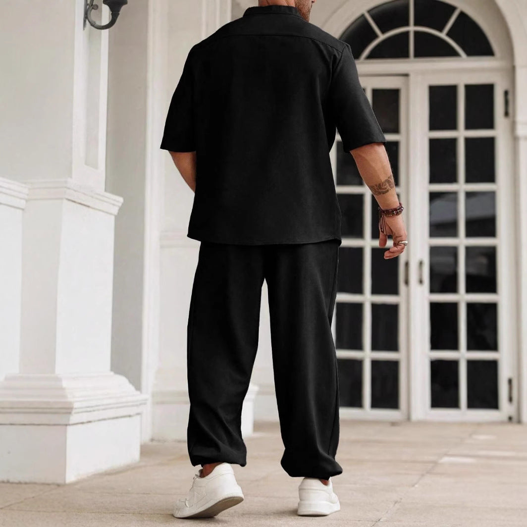 Herren Hemd und Hose Set für entspannte Anlässe